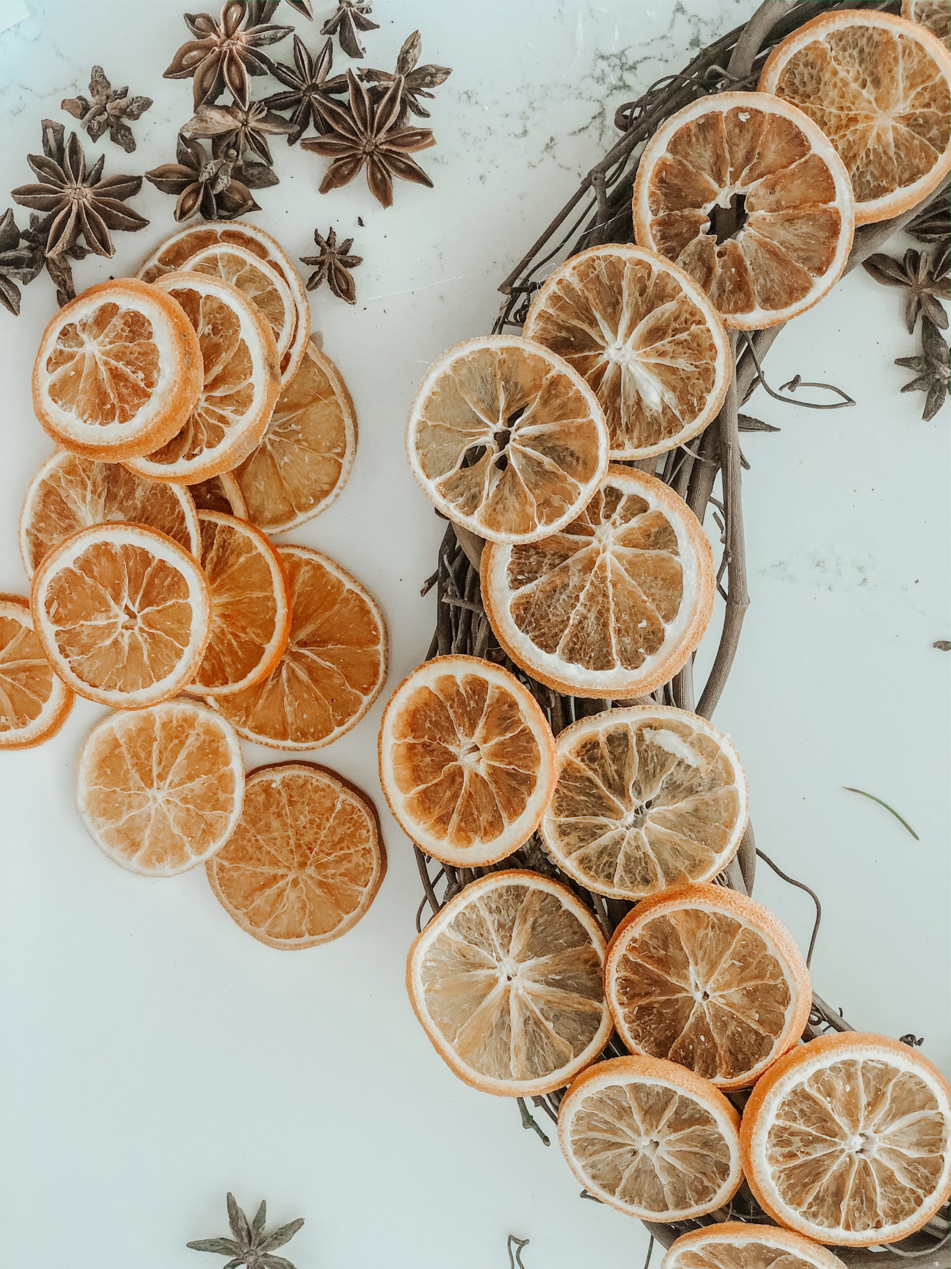 Dried Orange Wreath