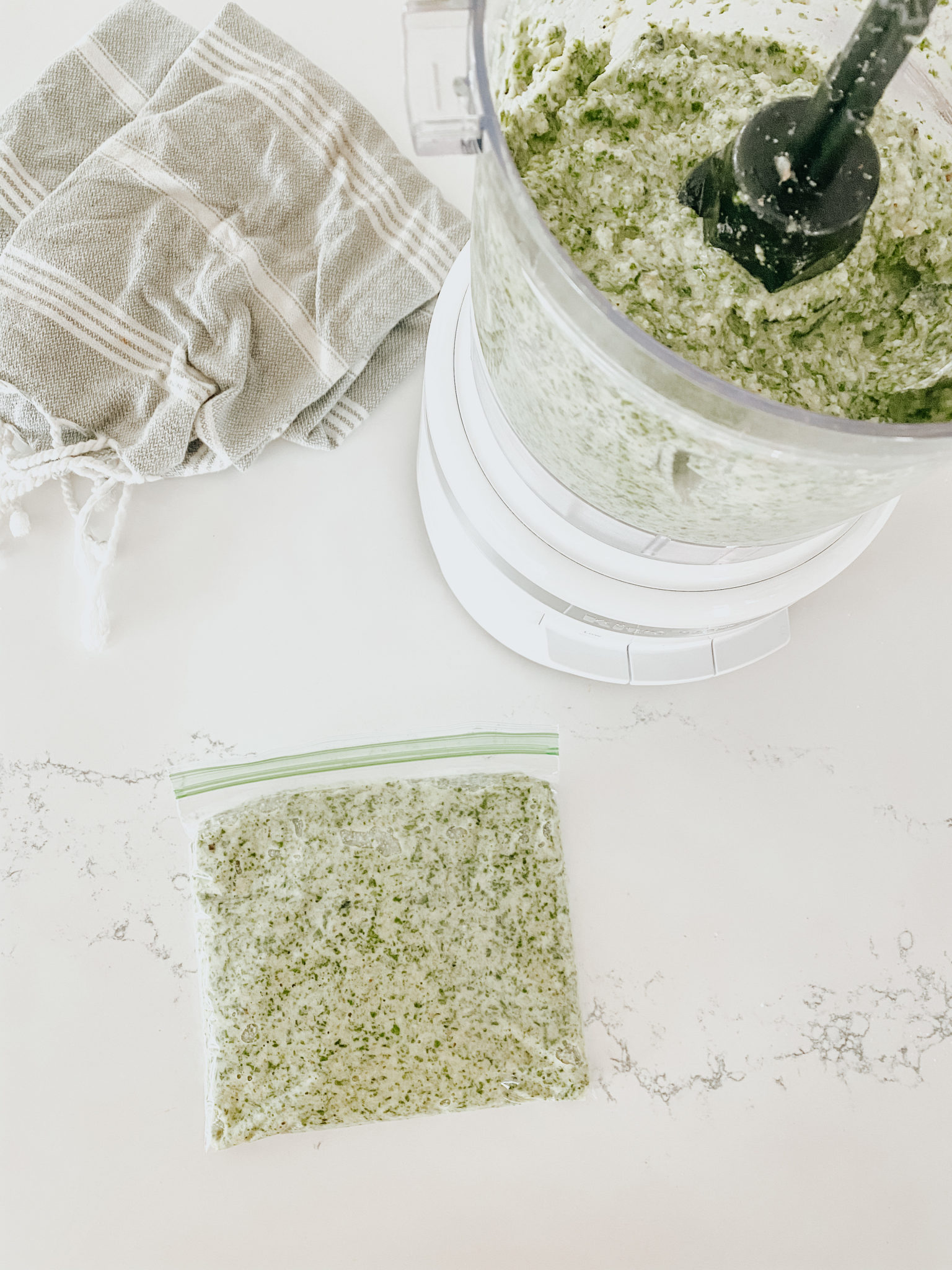 Easy Basil Pesto - The Sassy Barn