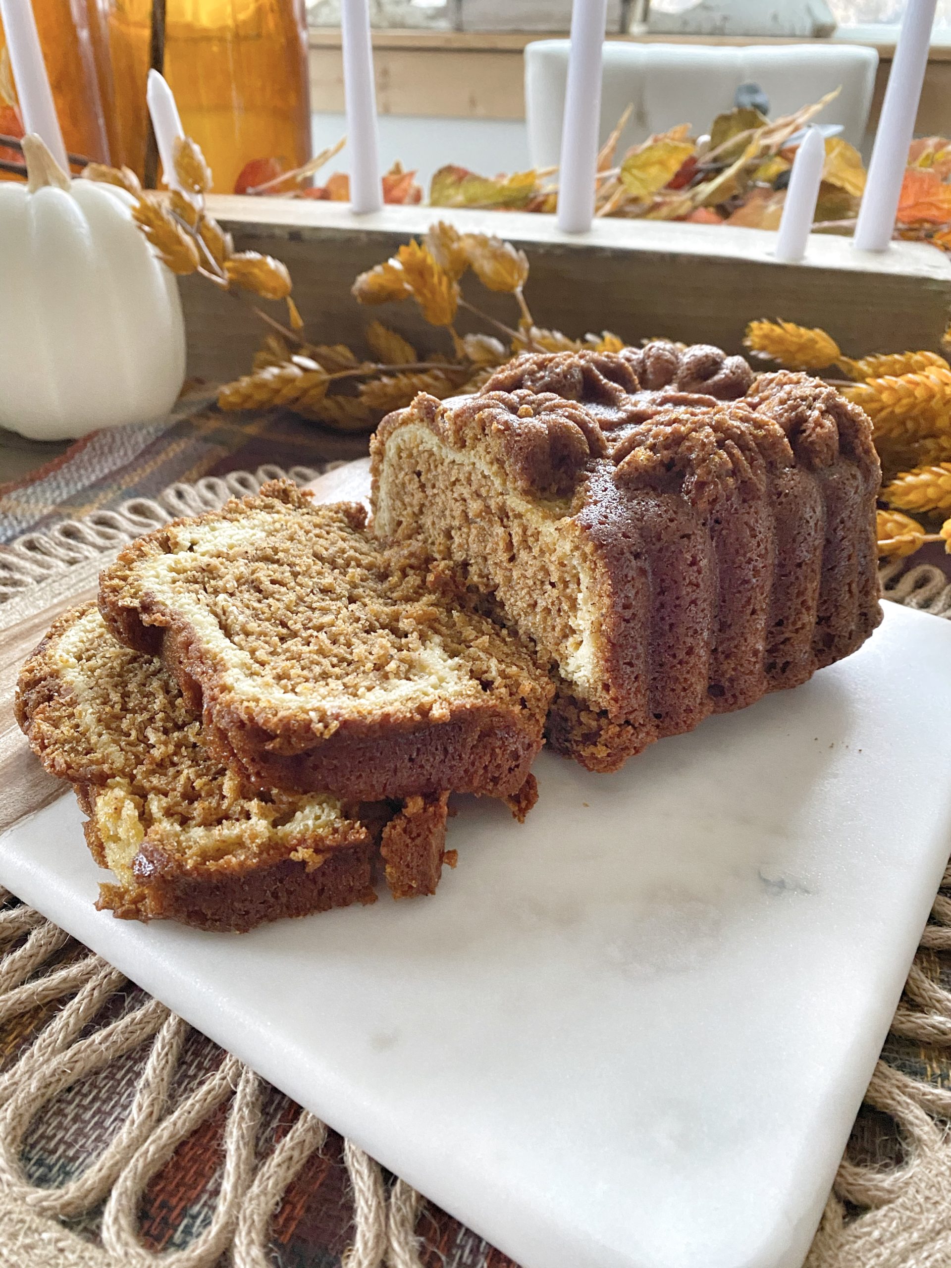 Pumpkin Swirl Bread