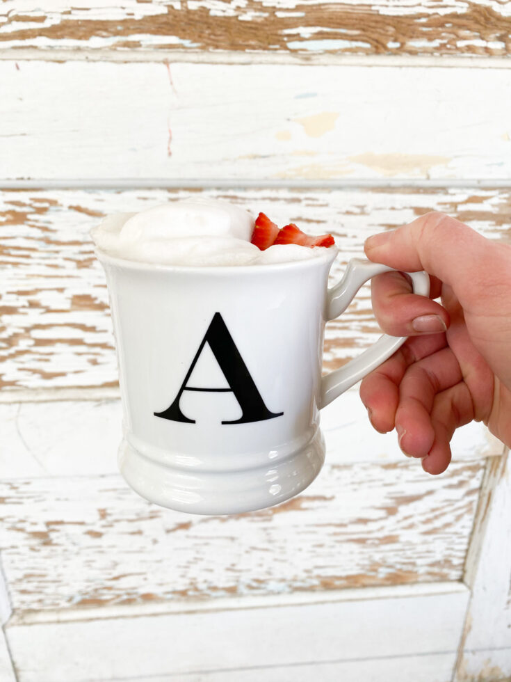 White Chocolate Strawberry Mocha