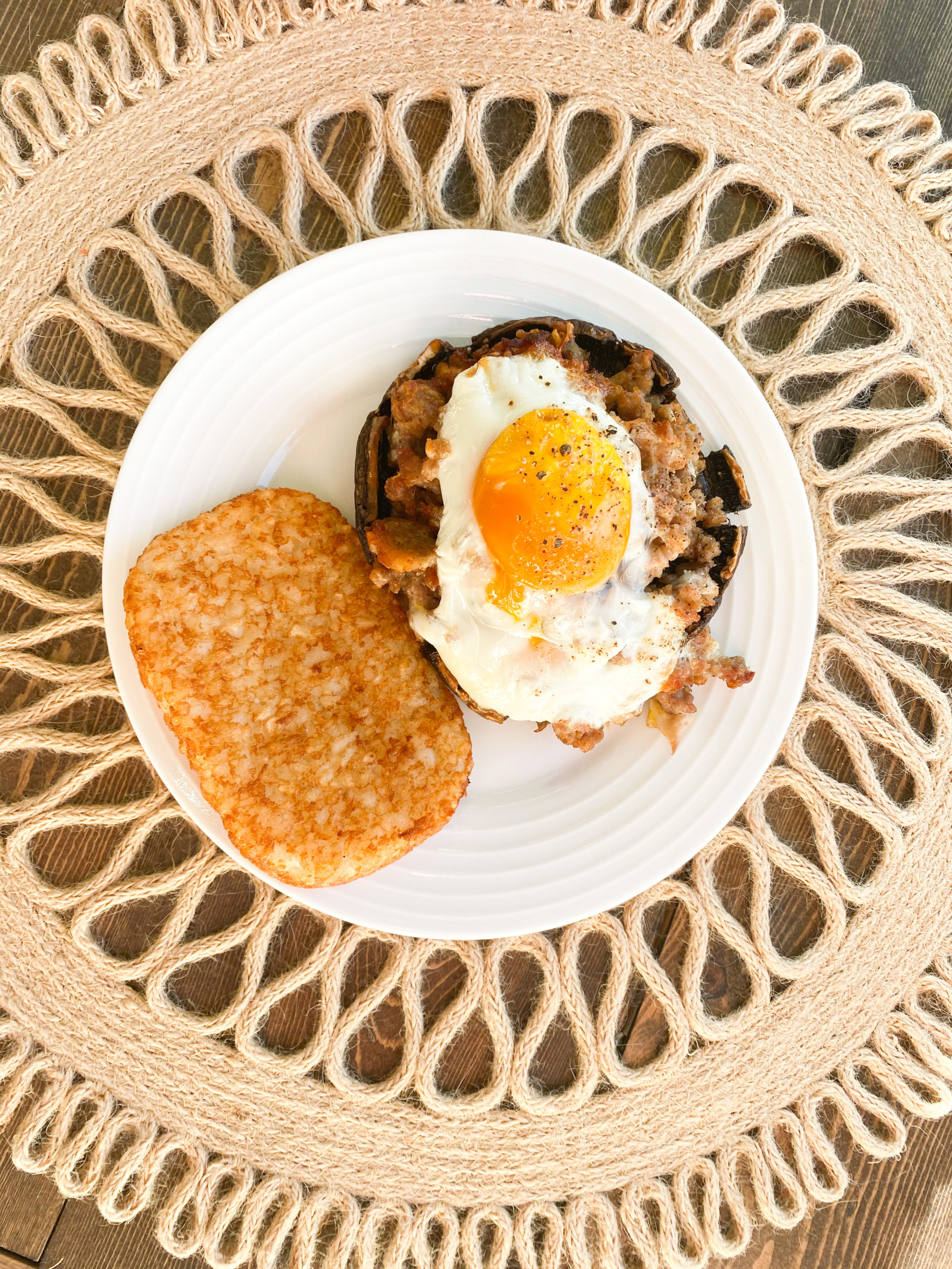 Stuffed Breakfast Portobellos