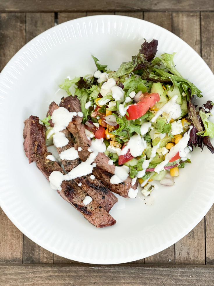 Grilled Steak Chopped Salad