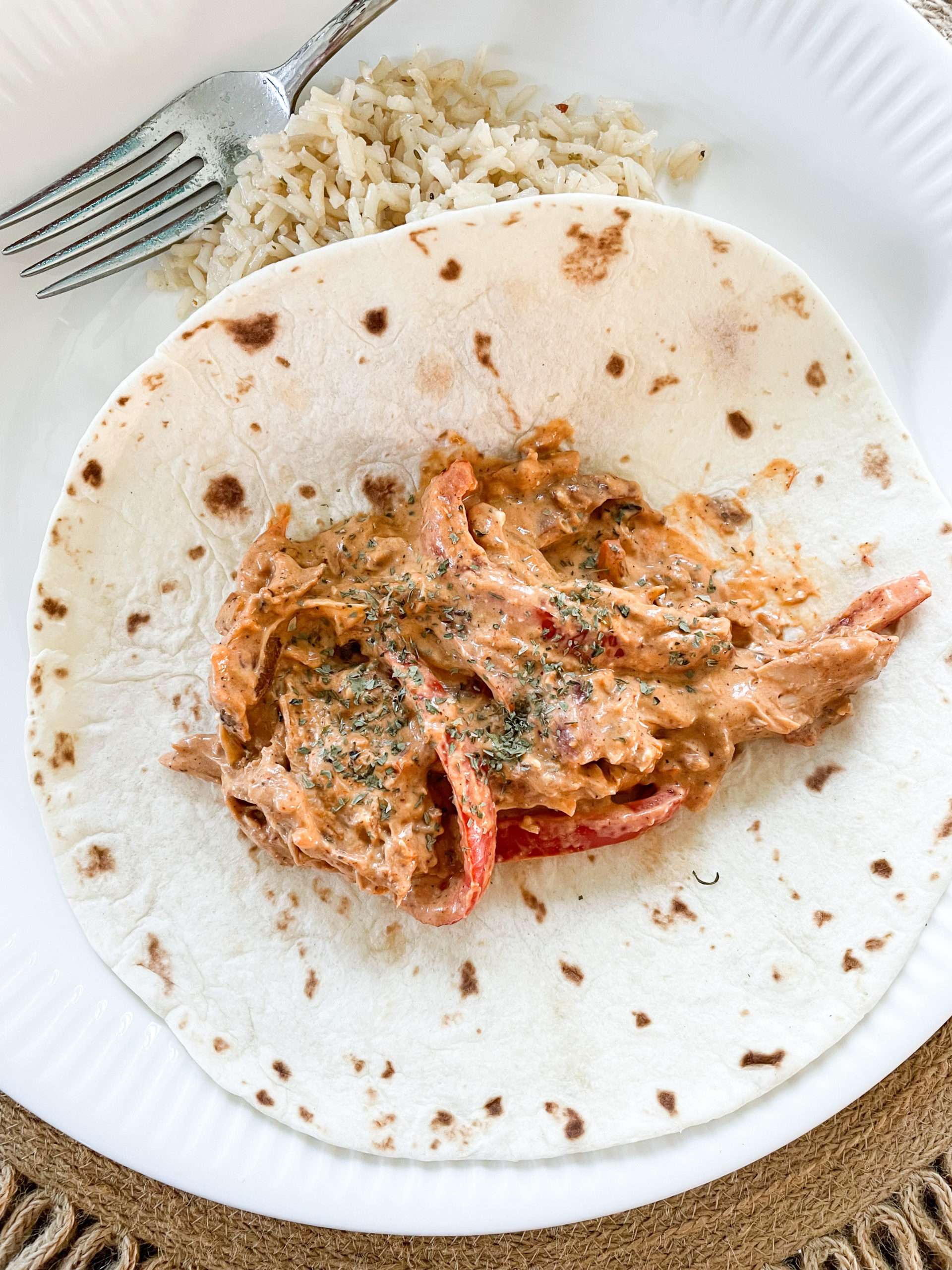 Creamy Chicken Fajitas