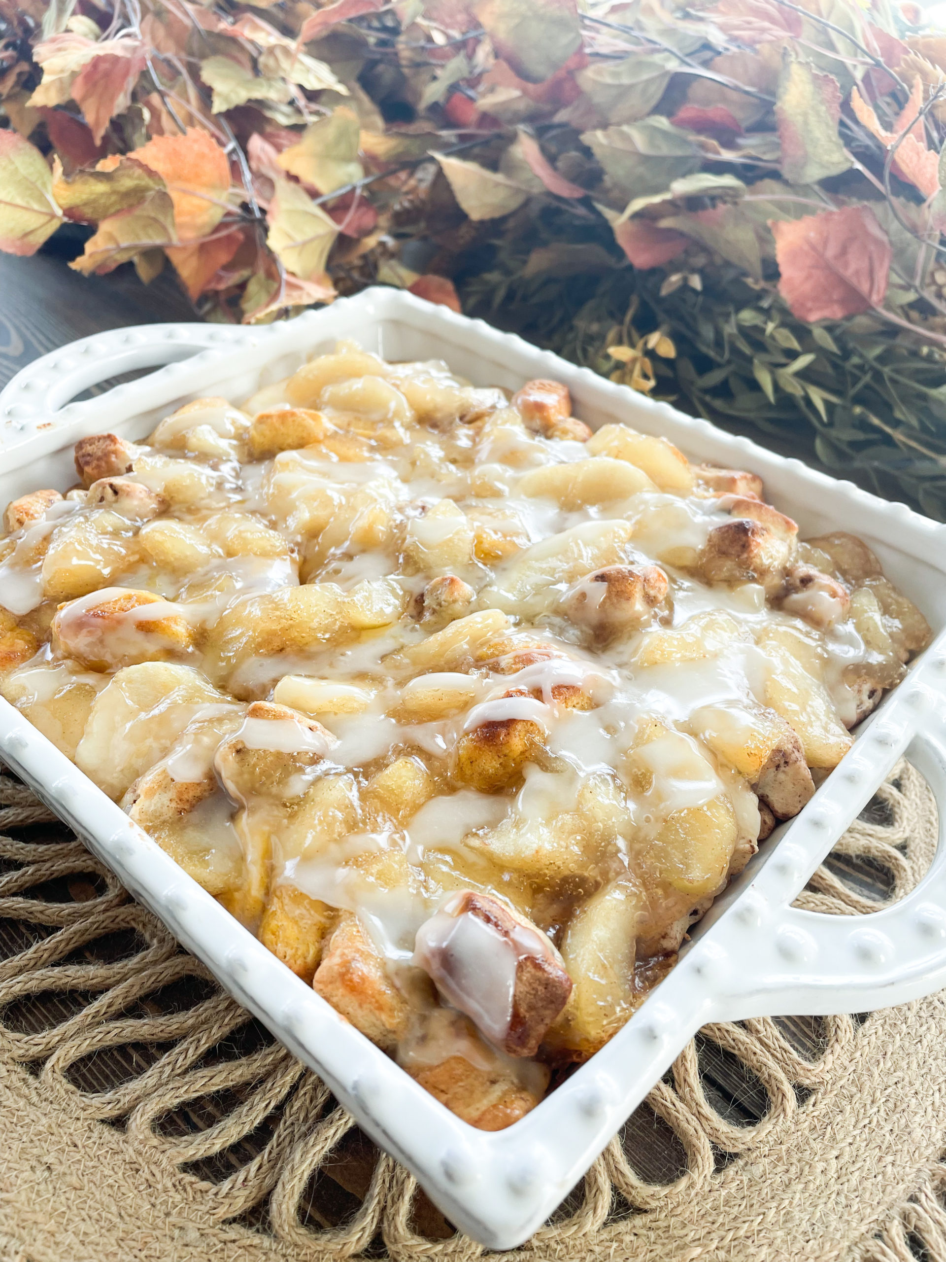 2 Ingredient Cinnamon Roll Casserole