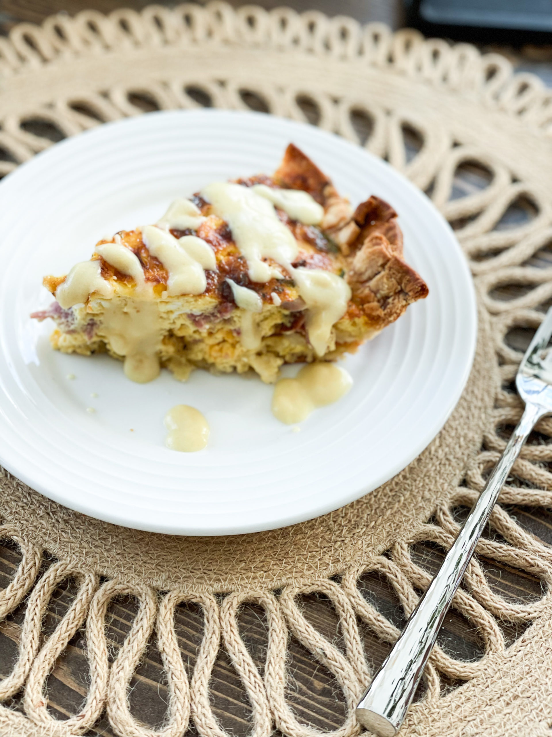 Eggs Benedict Quiche