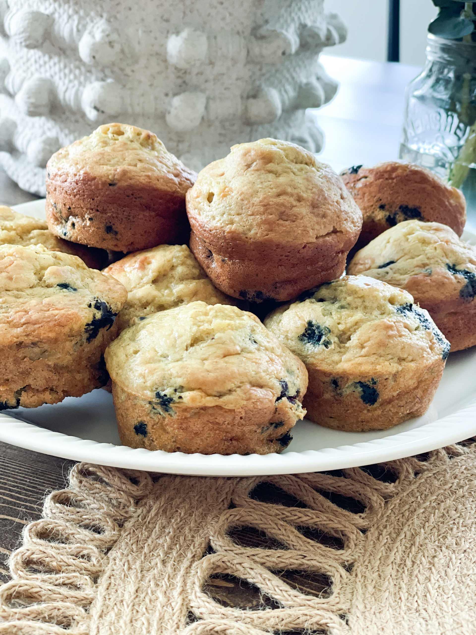 Banana Blueberry Muffins