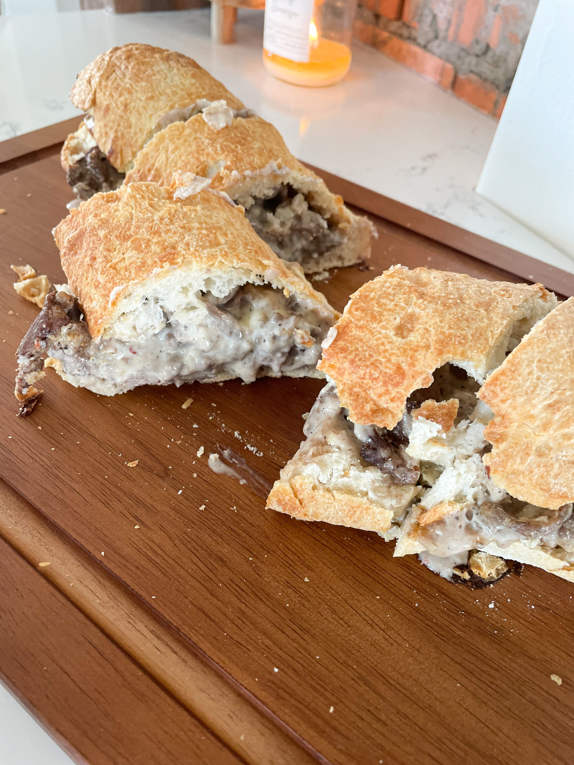 Cheesesteak Stuffed Bread