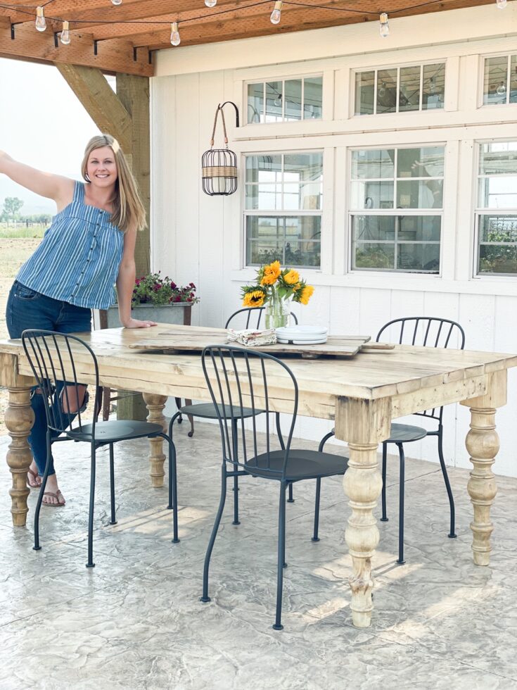 DIY Farmhouse Table