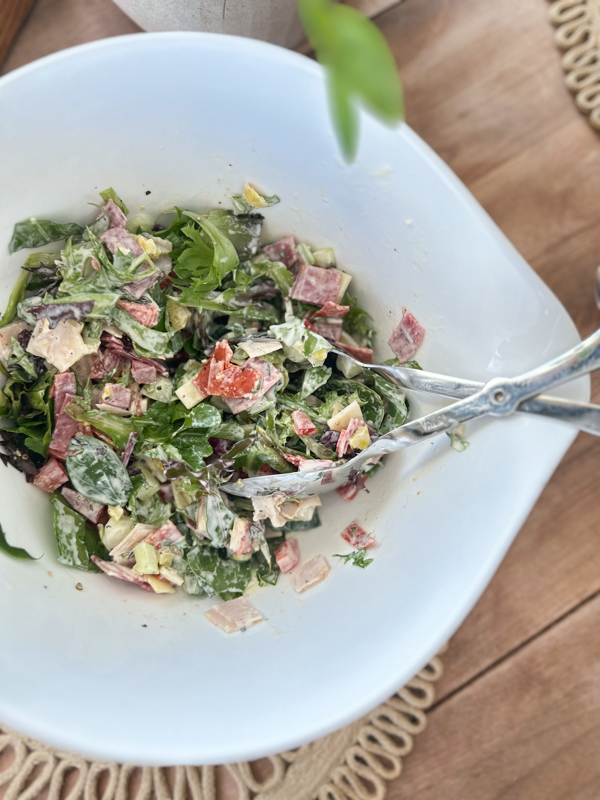 Italian Hoagie Chopped Salad