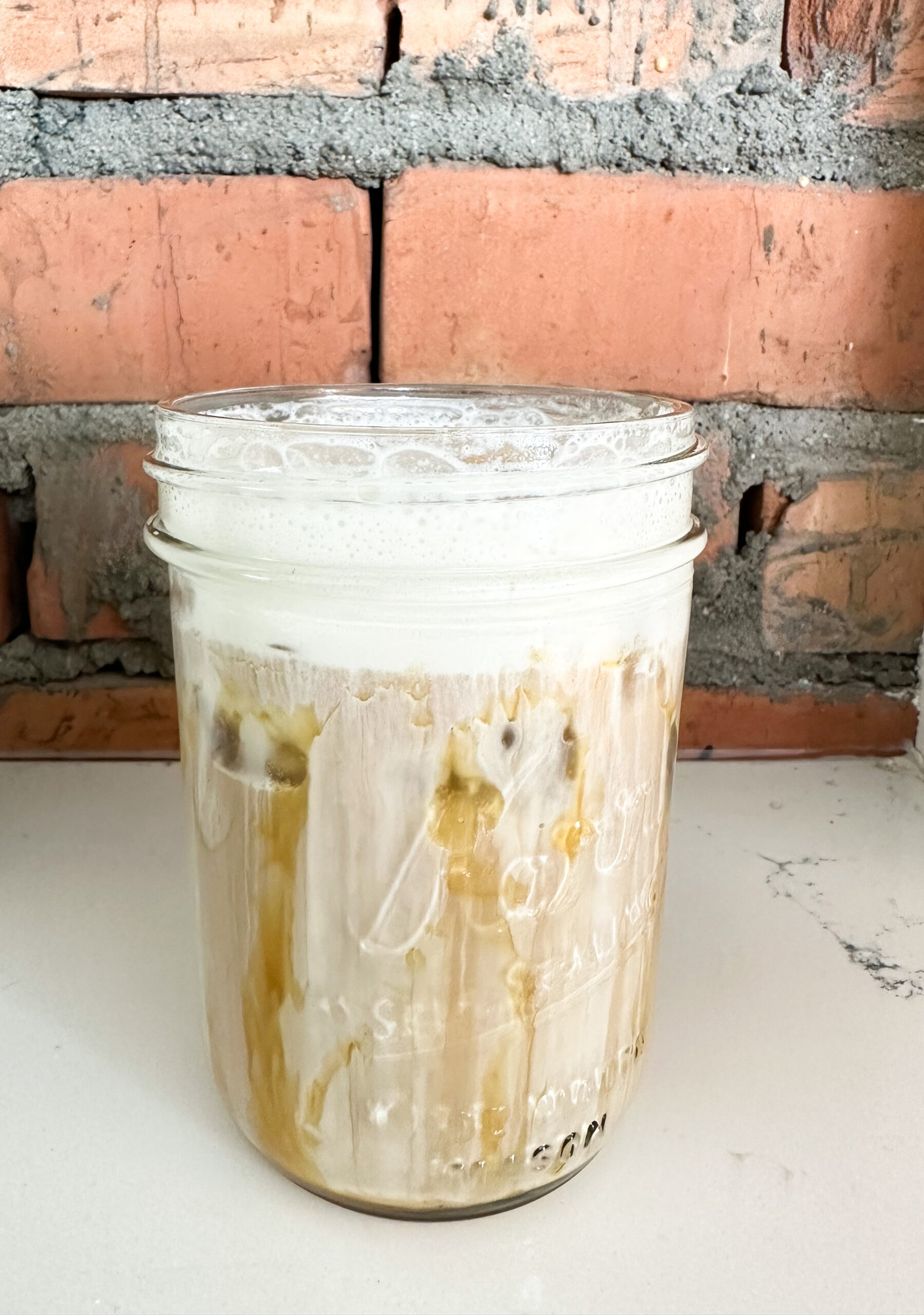 Caramel Iced Coffee With Sweet Cream Cold Foam