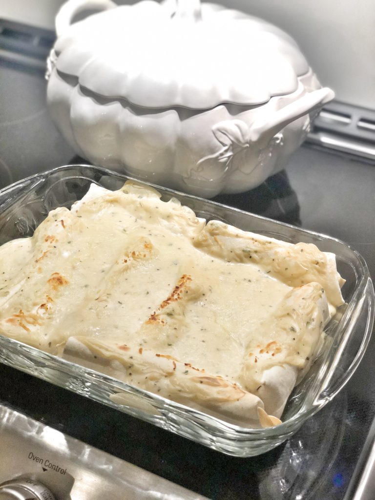 Creamy Chicken Enchiladas