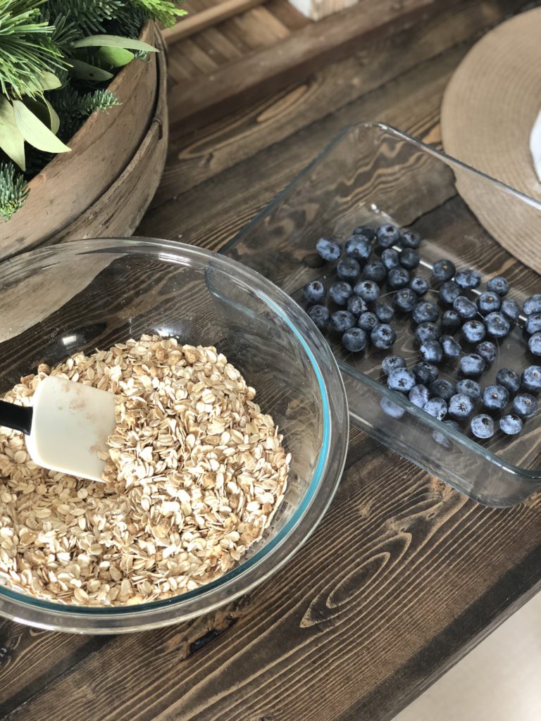 Blueberry Baked Oatmeal
