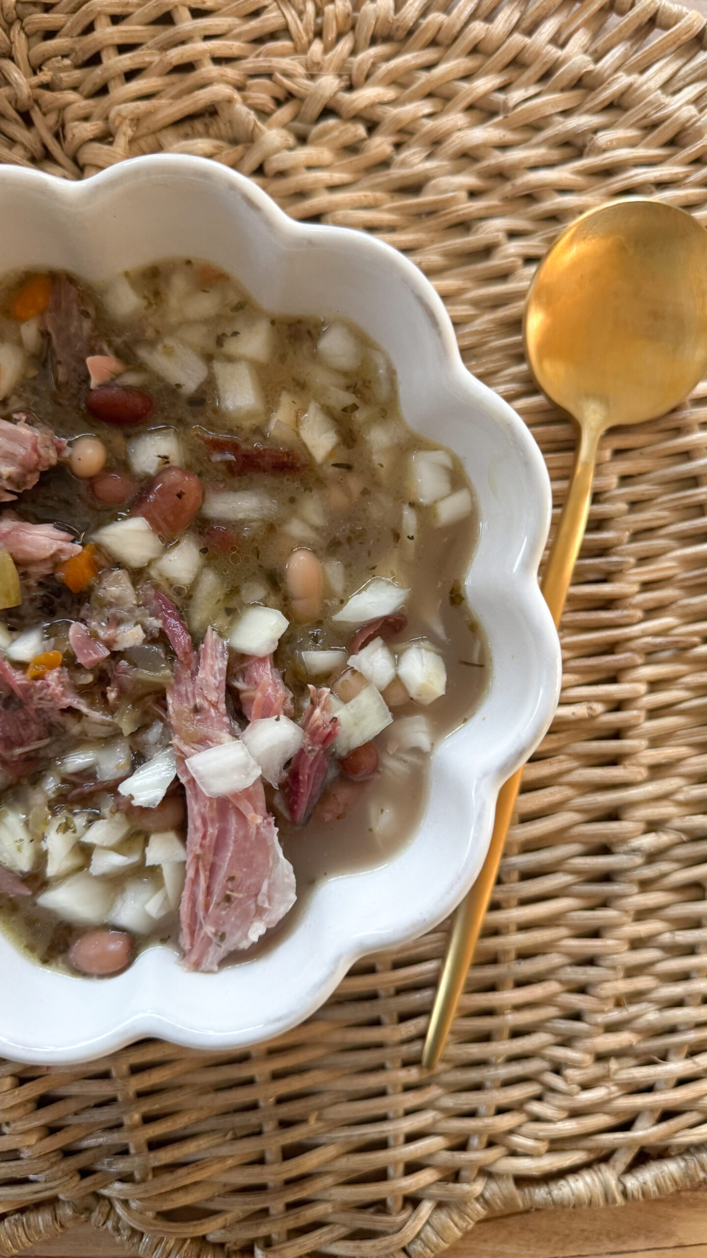 Crockpot Ham and Bean Soup
