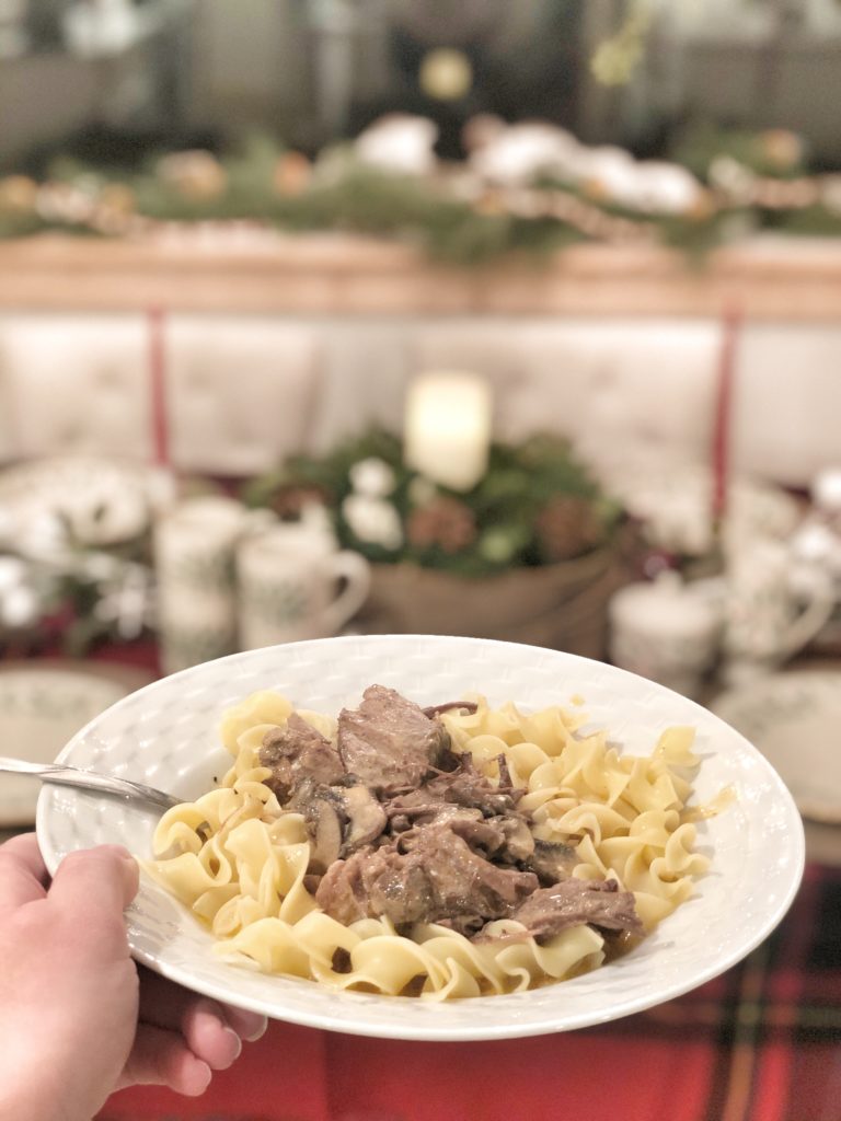 Buttery Beef Stroganoff