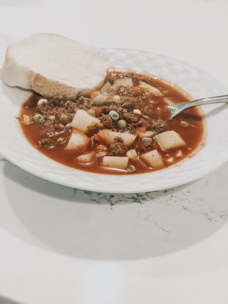 Hamburger Veggie Soup