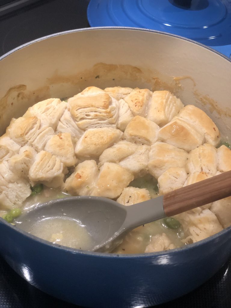 Chicken and Dumplings- Biscuit Style