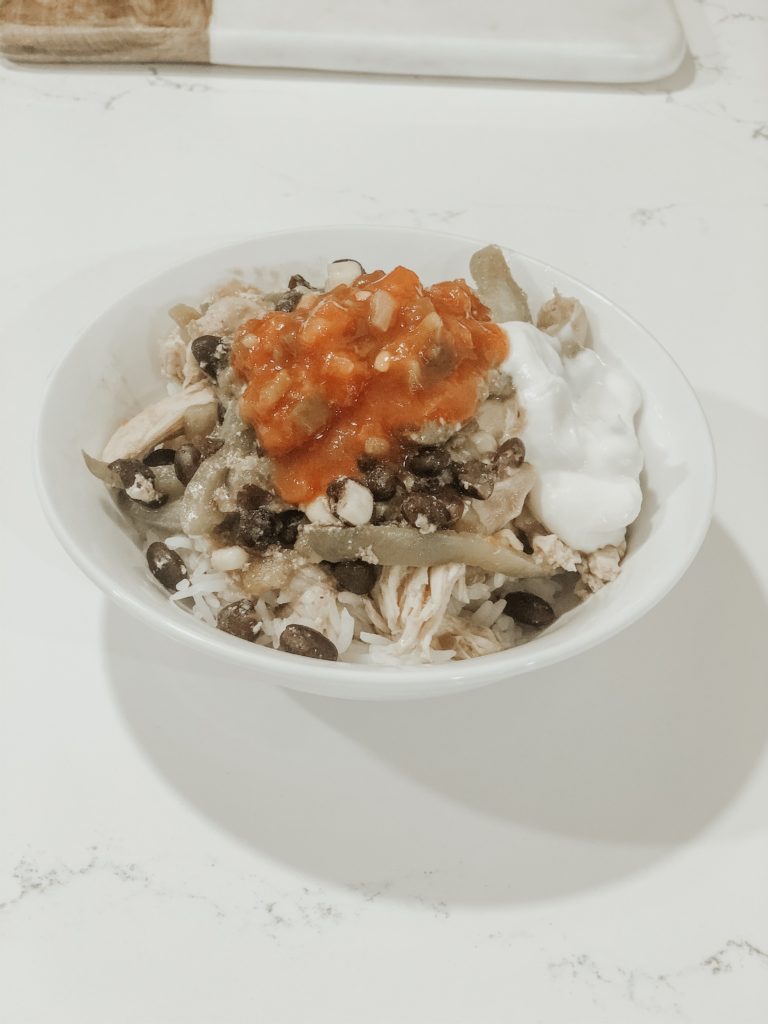 Crockpot Southwest Chicken Bowls