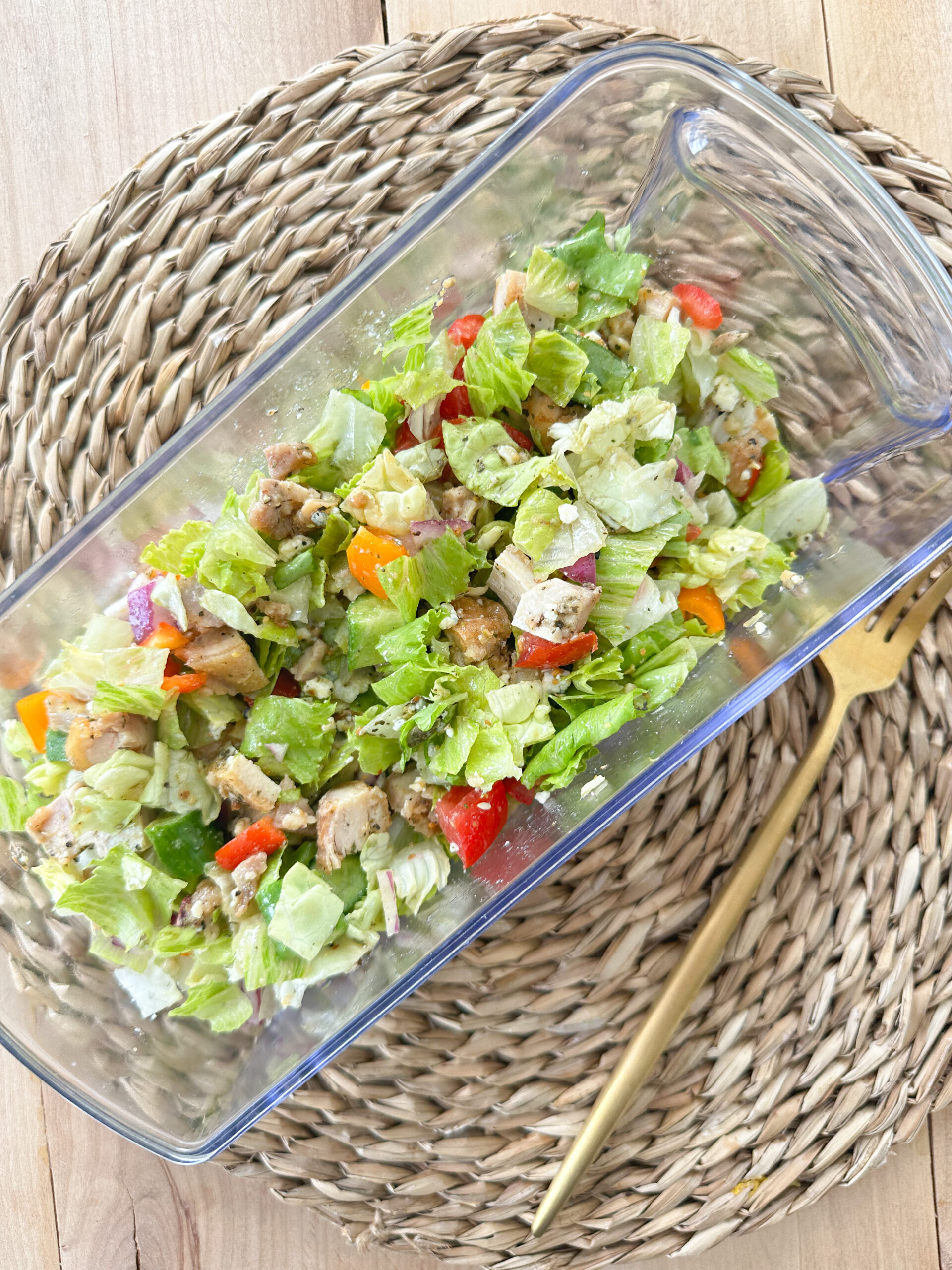 Chicken Tender Chopped Salad