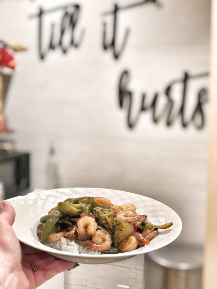 Easy Shrimp Stirfry 