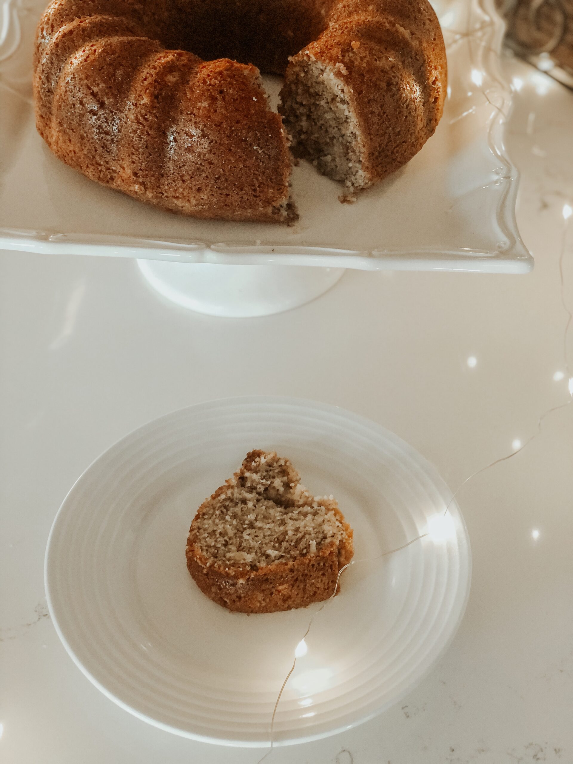 Sour Cream Strawberry Bundt Cake