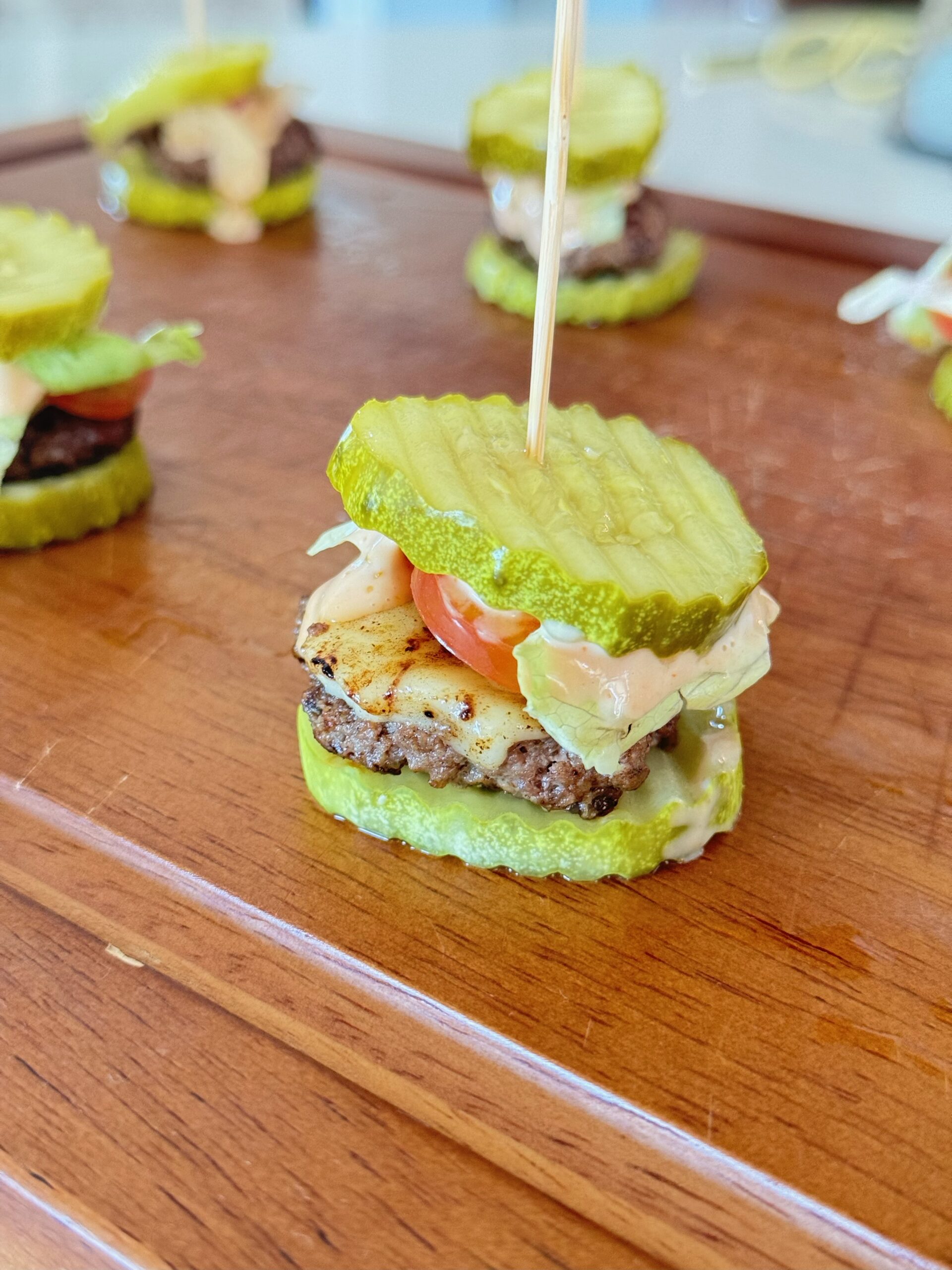 Bite-Sized Delight: How to Make Mini Pickle Burgers