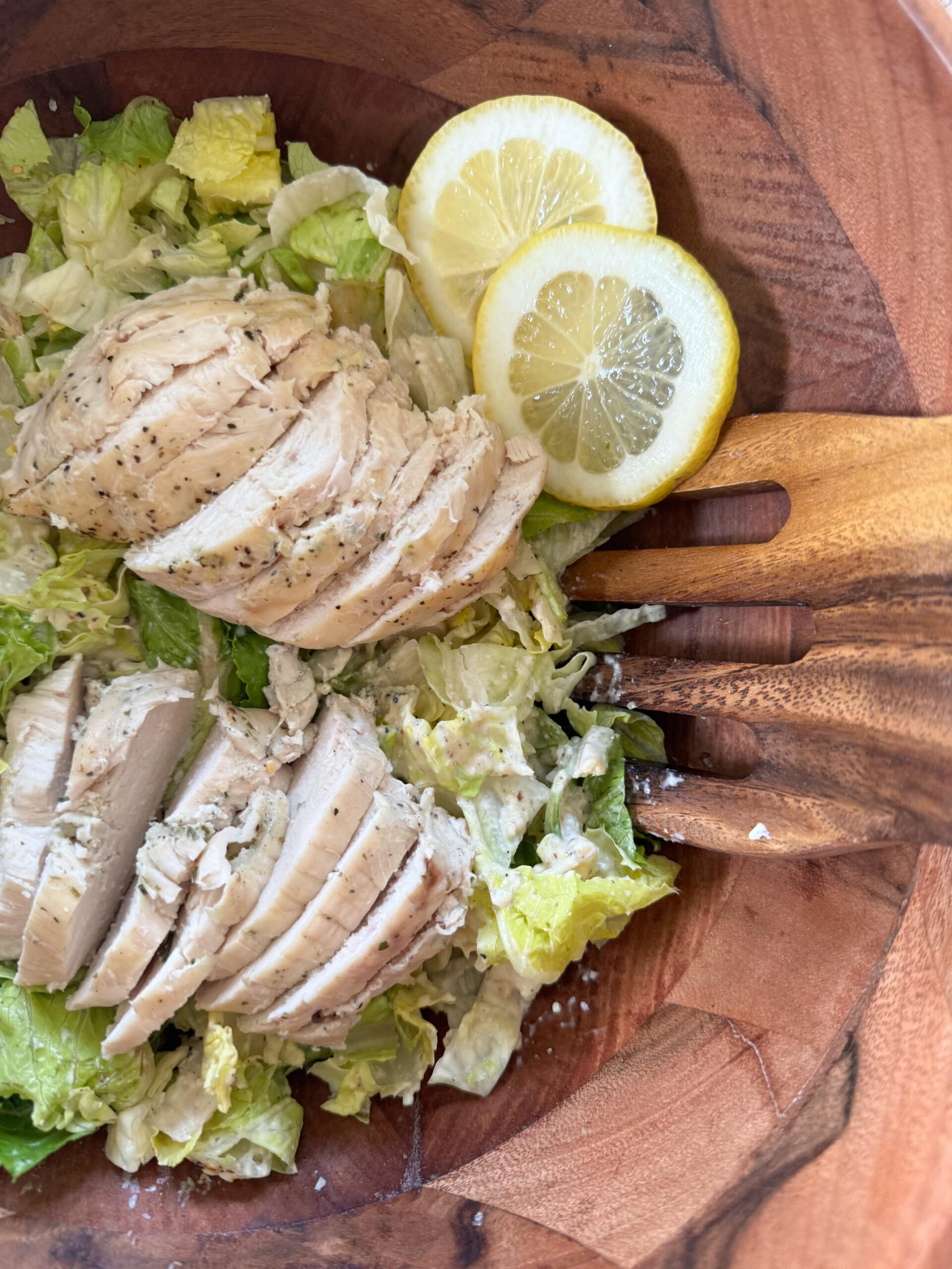 Lemon Caesar Salad w/ Lemon Caesar Dressing