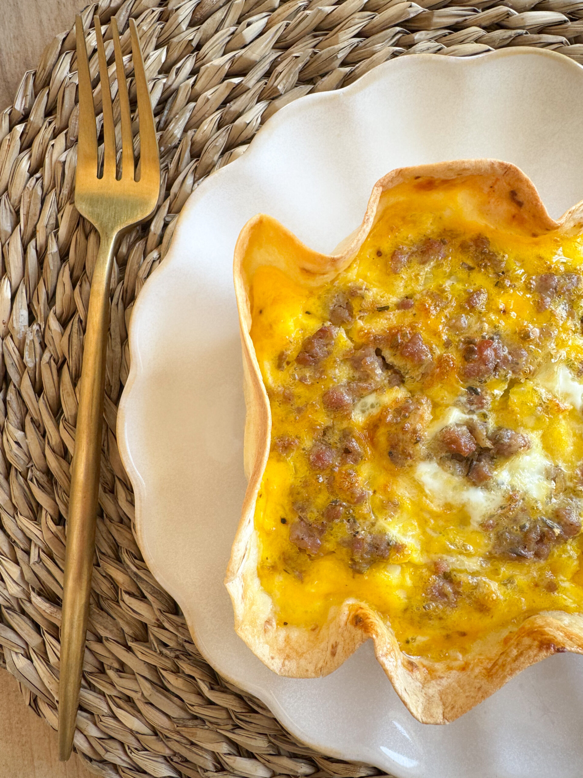 Single-Serve High-Protein Quiche