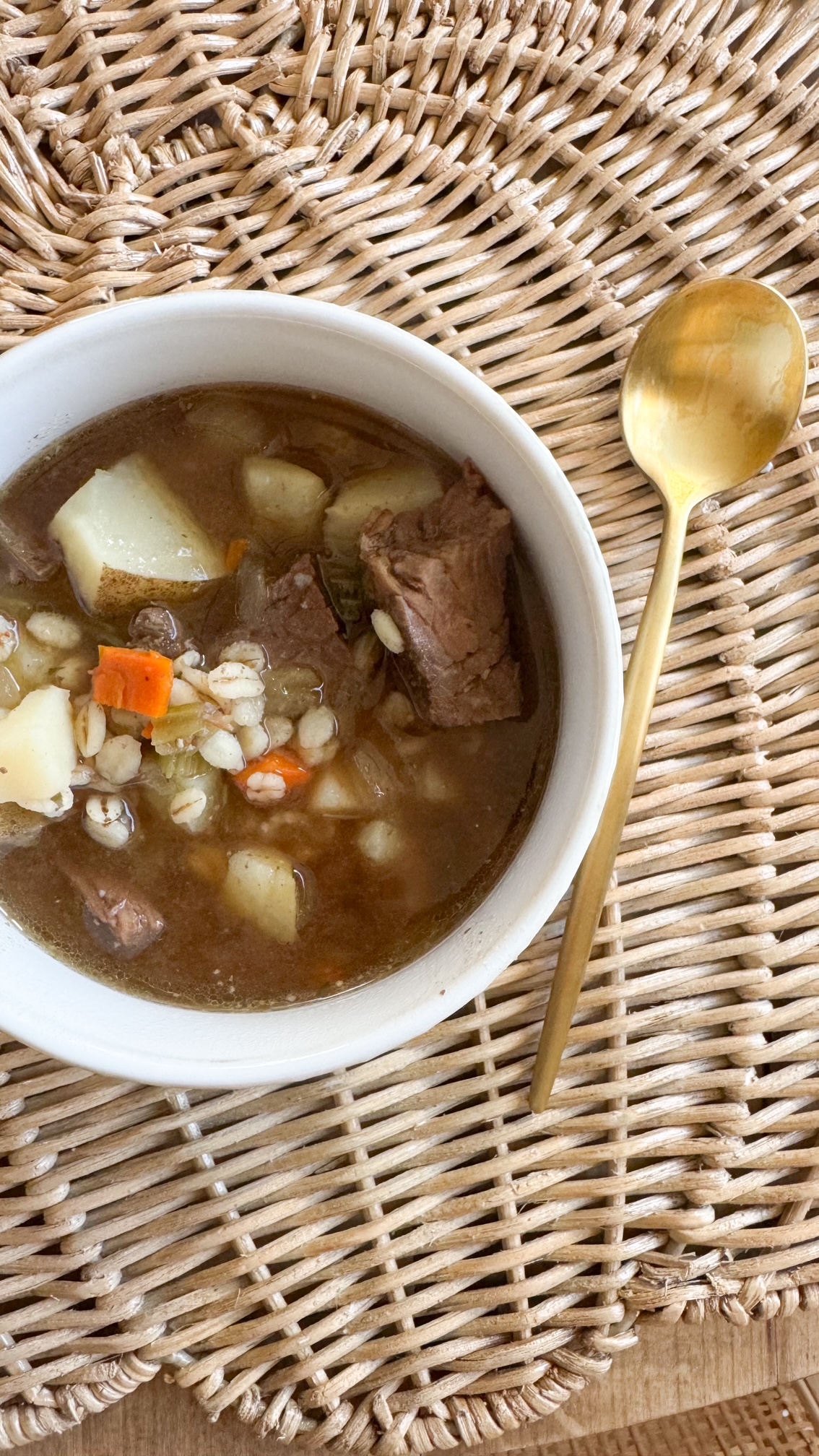 Hearty Beef Barley Soup