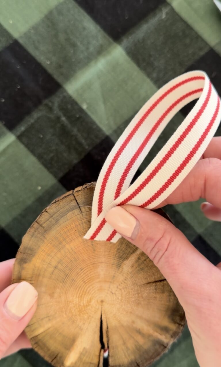 Rustic Barn Ribbon Handmade Ribbon Ornaments - the sassy barn