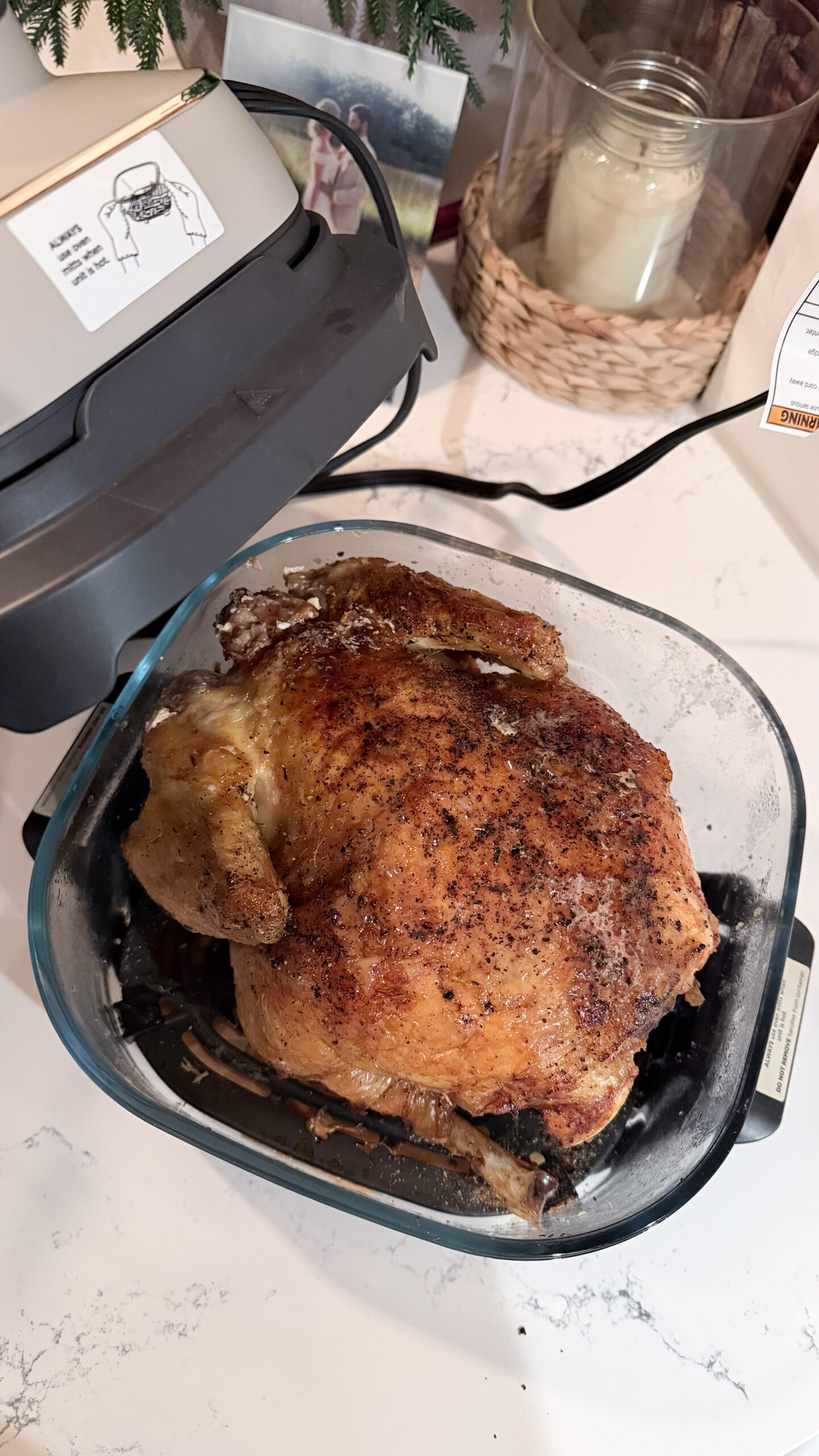 Air Fryer Rotisserie Chicken
