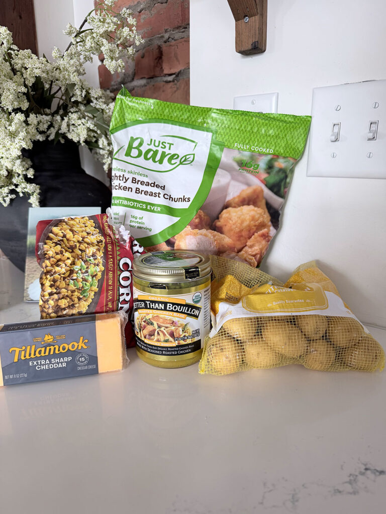 KFC bowl ingredient shot