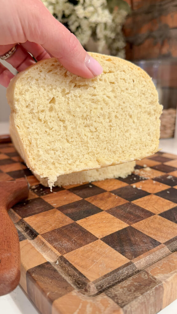 bread after being baked.