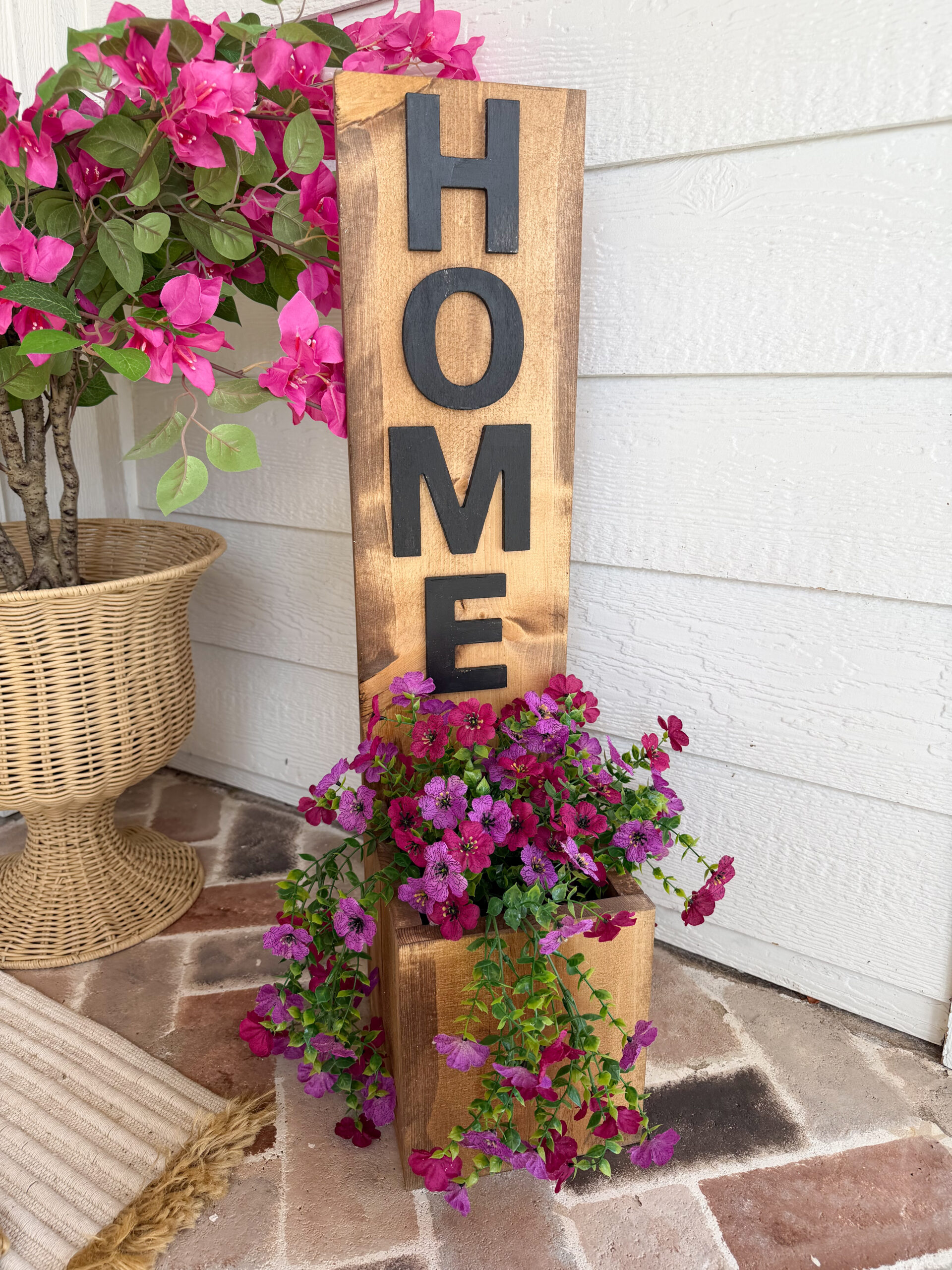 DIY Porch Planter Box