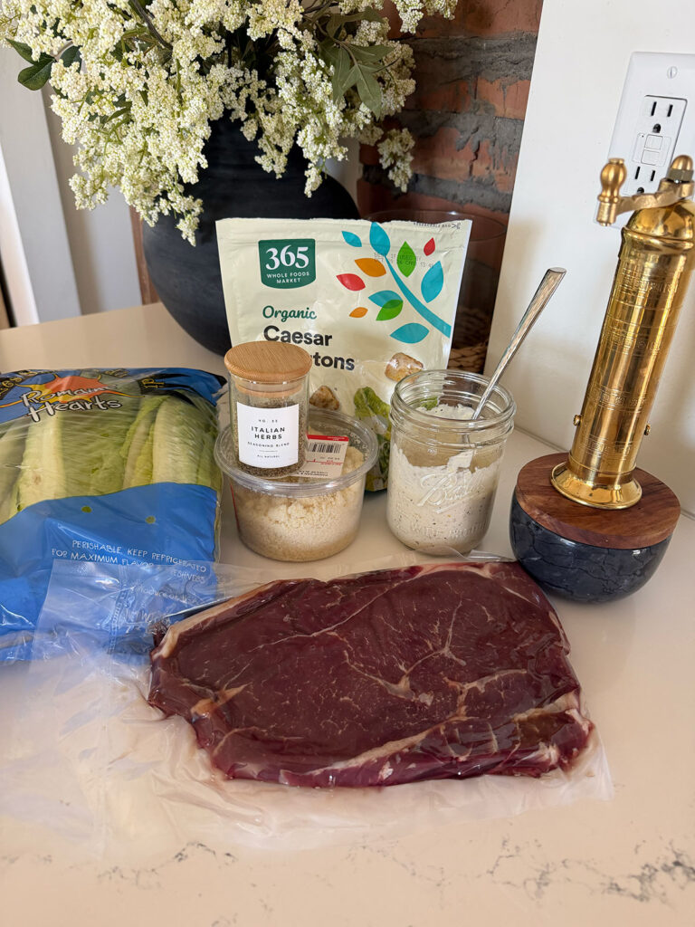 steak caesar salad ingredients