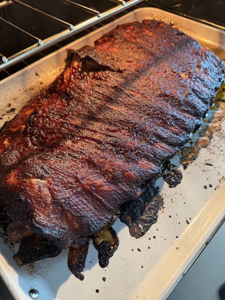 ribs in the oven done