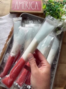 Patriotic Freeze Pops