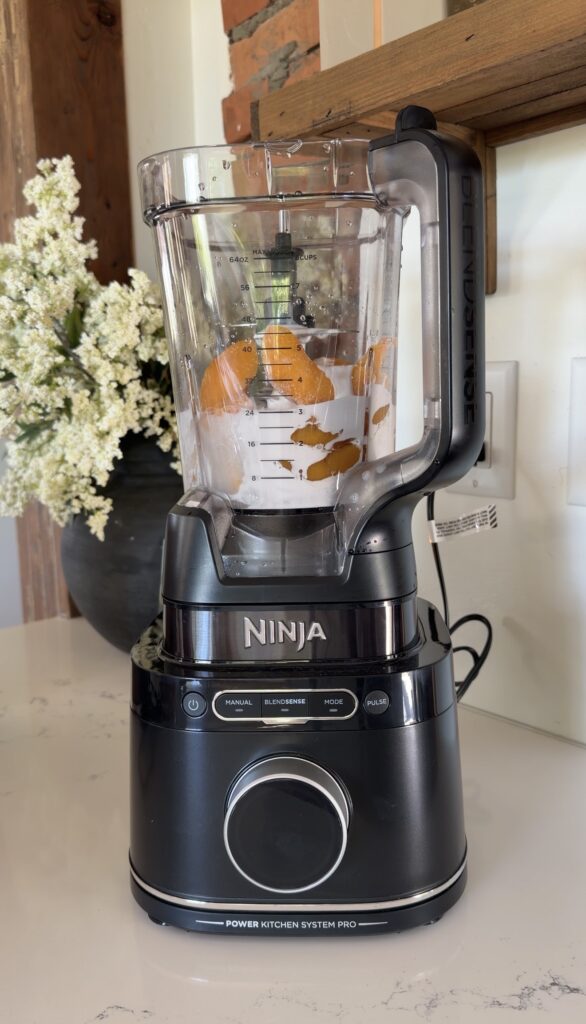 ingredients in blender