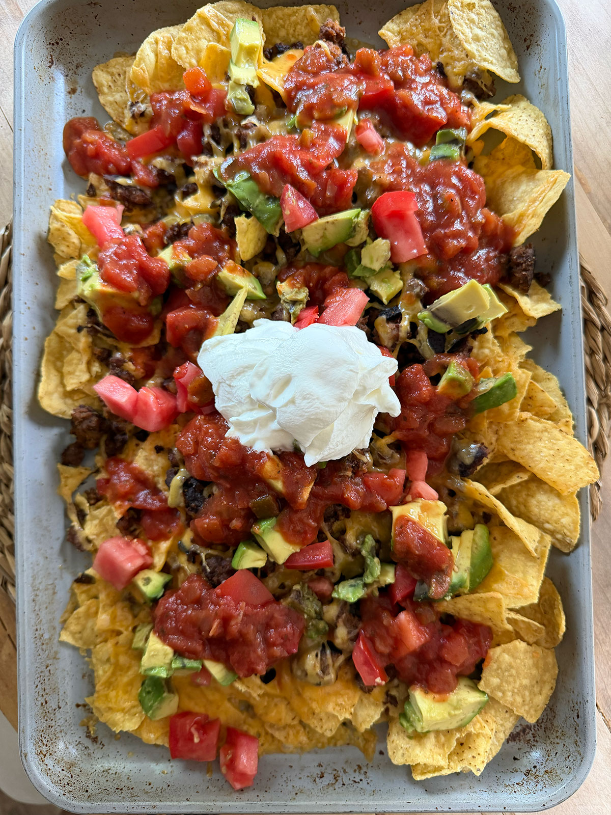 Loaded Sheet Pan Nachos