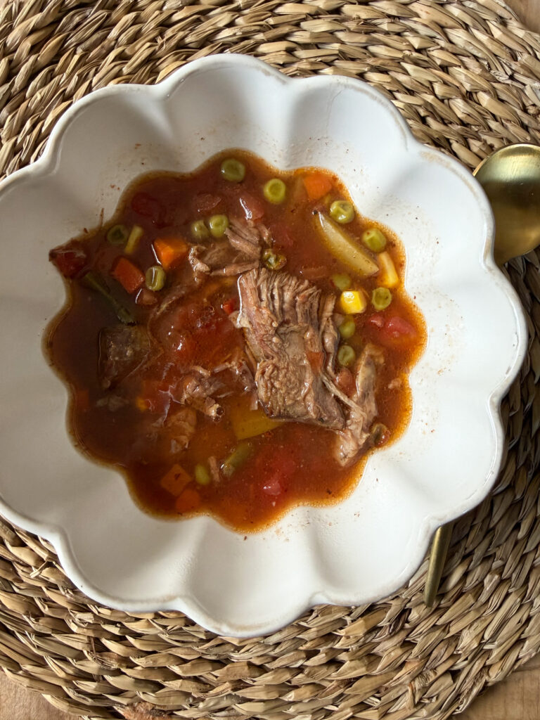 soup in a bowl