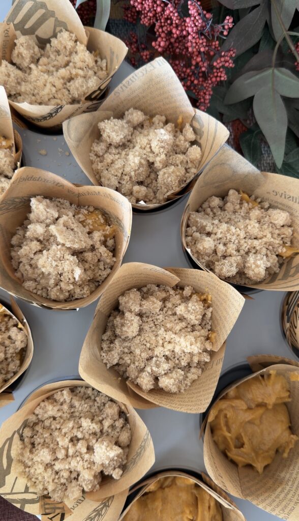 topping with streusel