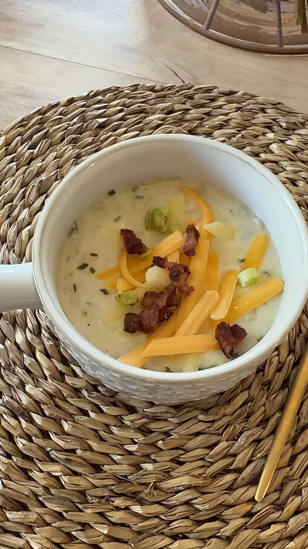 Slow Cooker Loaded Potato Soup