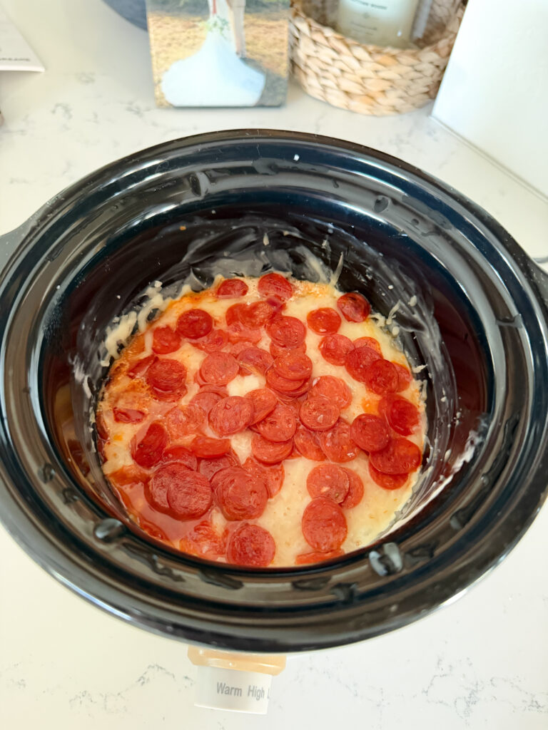 dip cooked and cheese melted