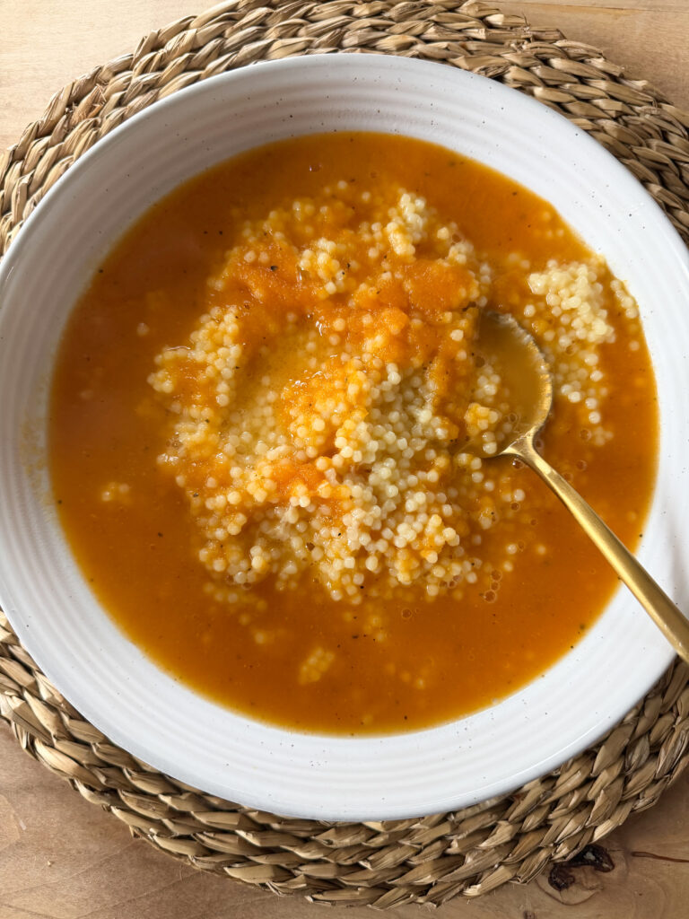 soup in a bowl